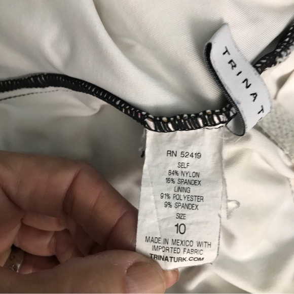 Trina Turk One Piece Halter Swimsuit 10 - Picture 7 of 10